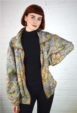 VINTAGE 90'S SILK SHELL JACKET