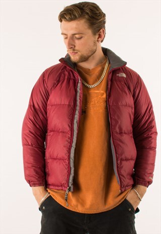 THE NORTH FACE PINK THE NORTH FACE 550 PUFFER JACKET