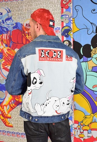 NORTH REWORKED DISNEY 101 DALMATIANS FESTIVAL DENIM JACKET