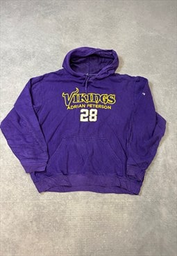 Reebok NFL Hoodie Minnesota Vikings Peterson Sweatshirt