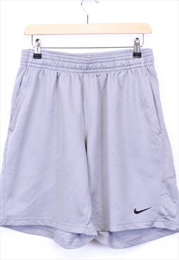 Vintage Nike Shorts Sportswear Grey With Contrast Swoosh 90s