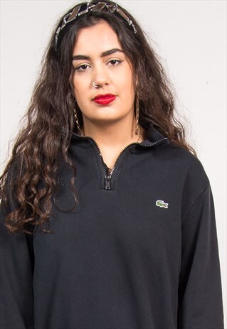 LACOSTE QUARTER ZIP SWEATSHIRT
