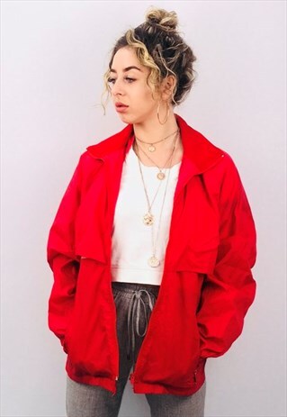 VINTAGE OVERSIZED NYLON JACKET