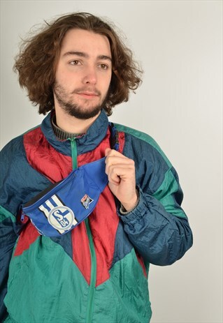 VINTAGE SCHALKE 04 BUM BAG FANNY PACK FESTIVAL