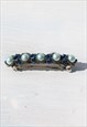 Handmade pearl/glass hair clip barrette