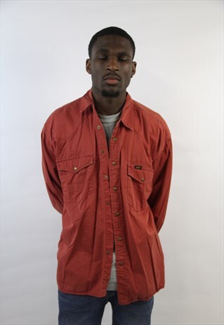 VINTAGE LEE RED 90'S SHIRT