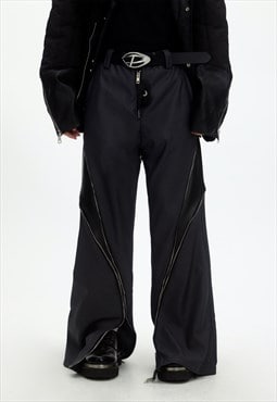 Women's statement zip trousers S VOL.1