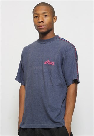 VINTAGE ASICS TAPE LOGO T-SHIRT