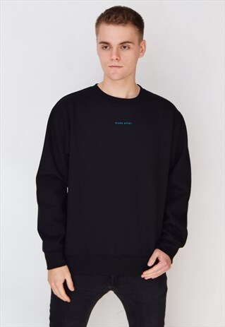 BLACK BROKE ARTIST (BLUE) SWEATSHIRT
