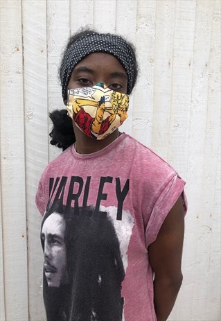 COMIC BUBBLE FACE COVERING