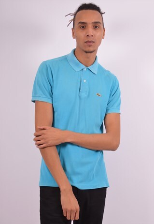 VINTAGE LACOSTE POLO SHIRT BLUE