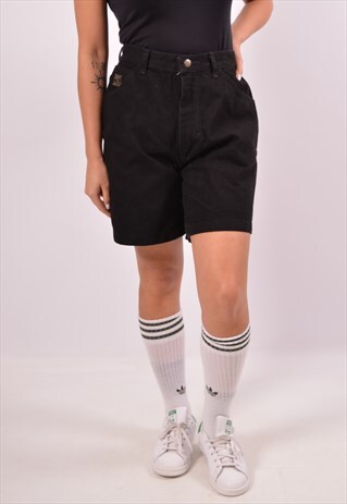 VINTAGE WRANGLER DENIM SHORTS BLACK