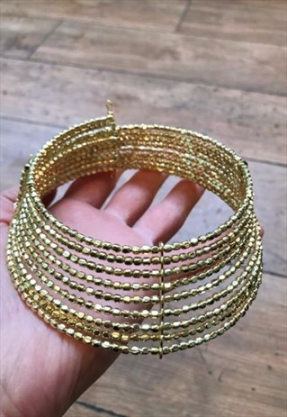 IMPERIAL GOLD CHOKER NECKLACE