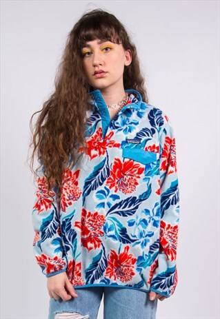 PATAGONIA VINTAGE 90'S FLORAL FLEECE