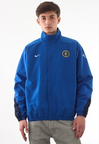 VINTAGE NIKE INTER MILANO TRACKSUIT WINDBREAKER BLUE