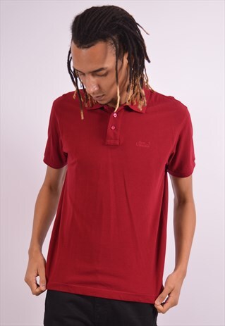 VINTAGE BEST COMPANY POLO SHIRT MAROON
