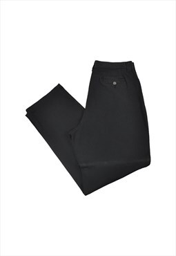 Vintage Lee Cotton Pants Black Ladies W36 L33