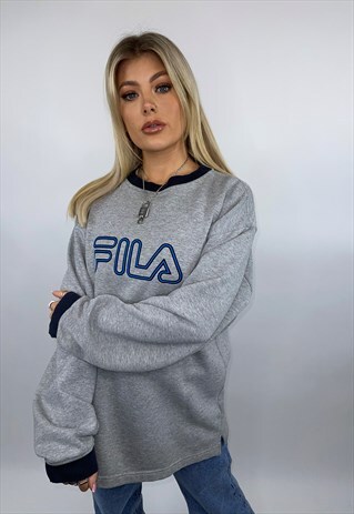 fila spellout sweatshirt