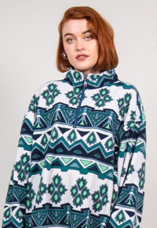 VINTAGE FLEECE QUARTER ZIP JUMPER