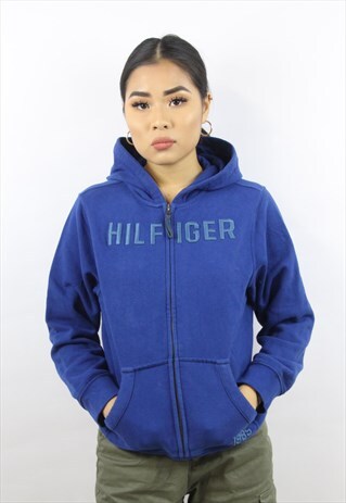 VINTAGE TOMMY HILFIGER BLUE HOODIE