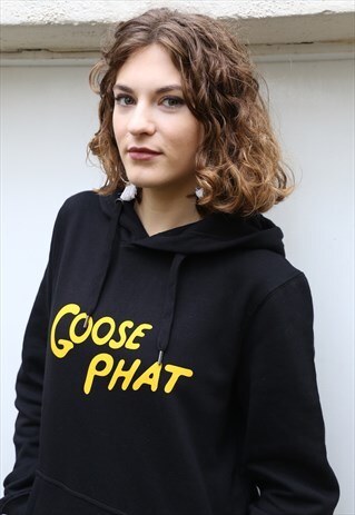 'GOLD LOGO' ORGANIC COTTON HOODIE