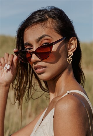 CAT EYE SUNGLASSES TORTOISESHELL