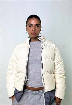 Cream y2ks NIKE Puffer Jacket Coat