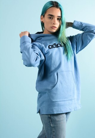 RETRO BLUE ADIDAS HOODIE