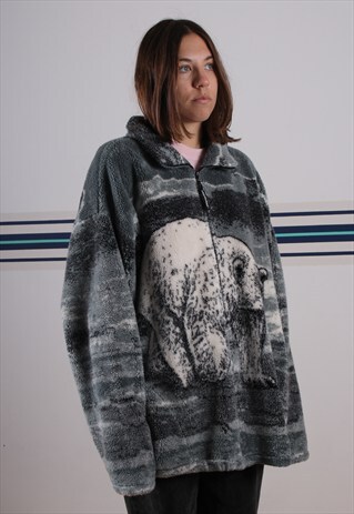 FURRY POLAR BEAR FLEECE