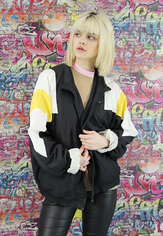 VINTAGE REEBOK SHELL JACKET/WINDBREAKER. BRANDED SPORTSWEAR.