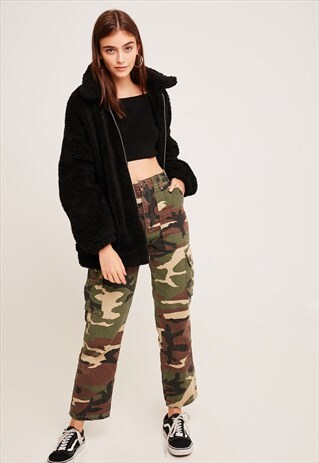 SUBDUED CAMO COMBAT TROUSERS