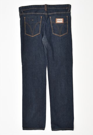 VINTAGE DOLCE & GABBANA JEANS SKINNY NAVY BLUE