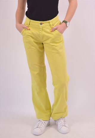VINTAGE THINK PINK LOW WAIST JEANS GREEN