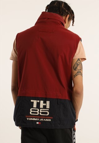 VINTAGE TOMMY HILFIGER FLEECE LINED GILET