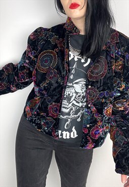 Vintage 90s abstract funky Patterned Jacket 