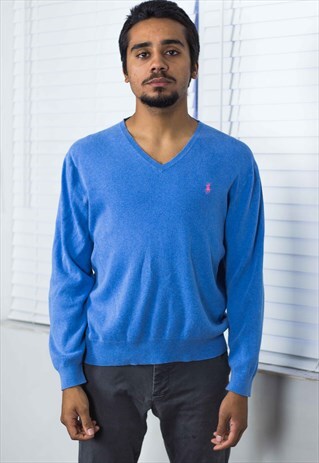 VINTAGE POLO RALPH LAUREN JUMPER LOGO 90S M 11.1