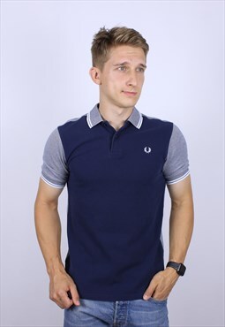 Vintage Polo Fred Perry Mens Logo T-shirt Top