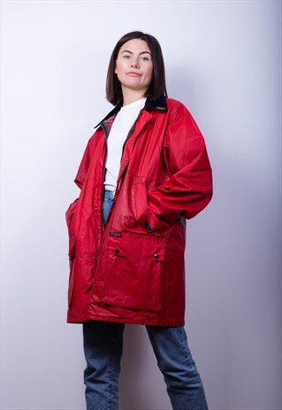 RED OXFORD OUTERWEAR LIGHTLY WAXED JACKET