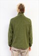 WOOLRICH VINTAGE L MEN'S FLEECE JACKET JUMPER SWEATER CARDIG