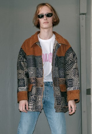 VINTAGE SUEDE WOOL JACKET
