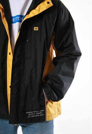 90S VINTAGE CATERPILLAR RAINPROOF OLDSCHOOL JACKET 13715