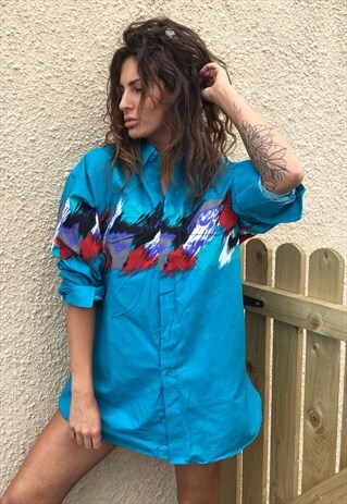 OVERSIZED RETRO 90S 80S VINTAGE UNISEX FESTIVAL SHIRT