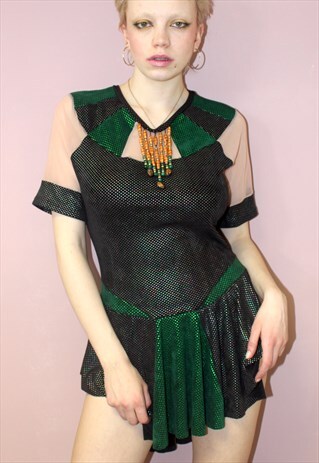 WOMEN'S VINTAGE 90S UNIQUE AZTEC EVENING DRESS