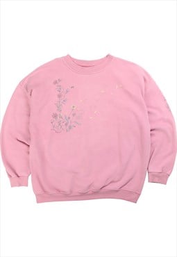 Vintage  Northerner Shirt Flower Crewneck Pink Large
