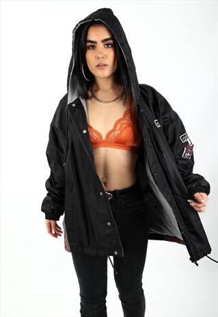 VINTAGE ADIDAS HOODED WINDBREAKER JACKET NJ86