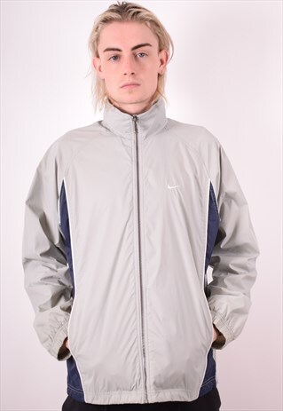 NIKE MENS VINTAGE JACKET MEDIUM GREY 90S
