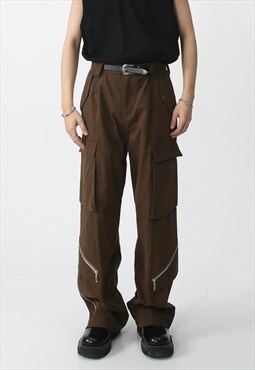 Men's metal zip trousers S VOL.2