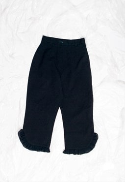 Vintage Y2K Capri Pants in Black