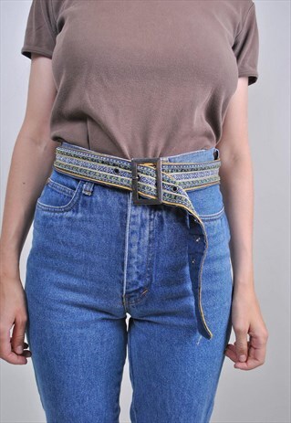 VINTAGE ARABIC PATTERN ASIAN NATIONAL STYLE BELT