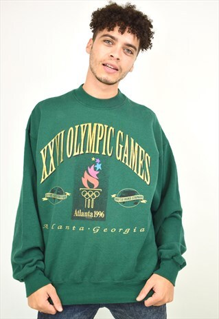 VINTAGE 90S GREEN SWEATSHIRT